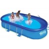 Pileta Max 45 Oval  Inflable 440X205X80 C Filtro Sol de Verano