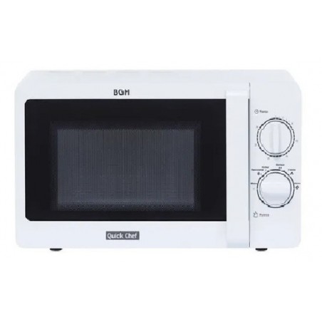 Horno Microondas Quik Cheff  20L Mecánico B120m20 Blanco BGH - Envío a Domicilio - Mejor Precio -