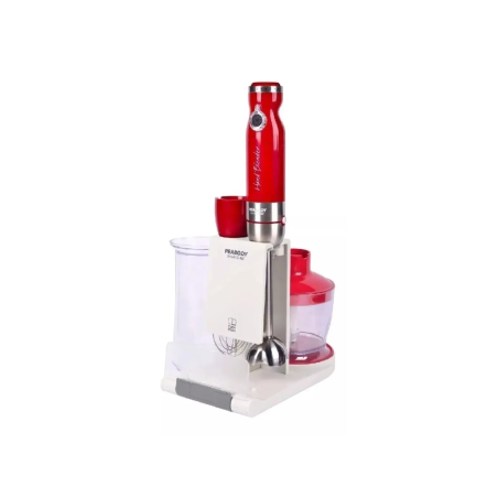 Licuadora de Mano Roja 800W Peabody con Accesorios Pelma327R