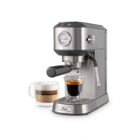 Cafetera Oster Compacta Espresso 15 BAR Inoxidable EM7200 - Ibaceta