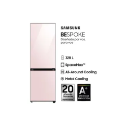 Heladera No Frost Samsung Bespoke 328Lts Pink