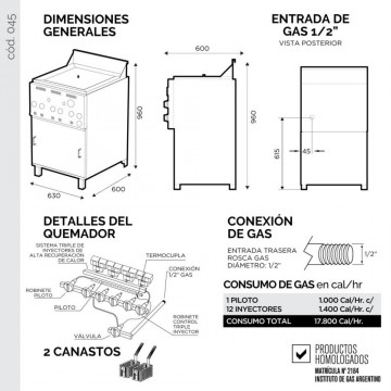 Freidora SOL REAL 33 LTS Alta Recuperación Triple Inyección