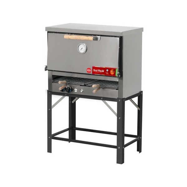 Horno pizzero Sol Real 8 Moldes Con Carlitero Doble