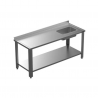 Mesa de Trabajo Brafh con Bacha Desarmable 2350X700X850 ZN5218A