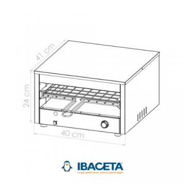 Tostadora Eléctrica Speedy Standard GAB AC INOX ESM 1100